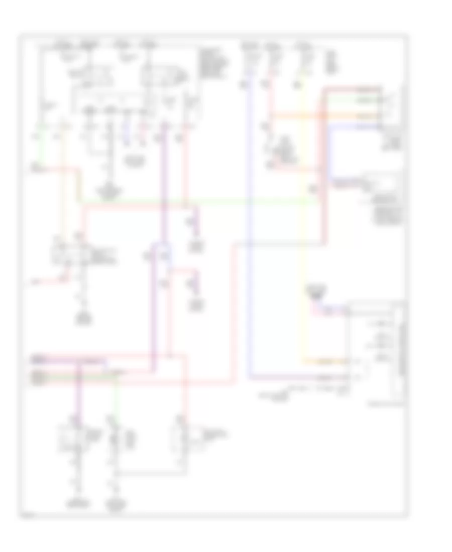Exterior Lamps  Trailer Connector Wiring Diagram 2 of 2 for Infiniti QX56 2008