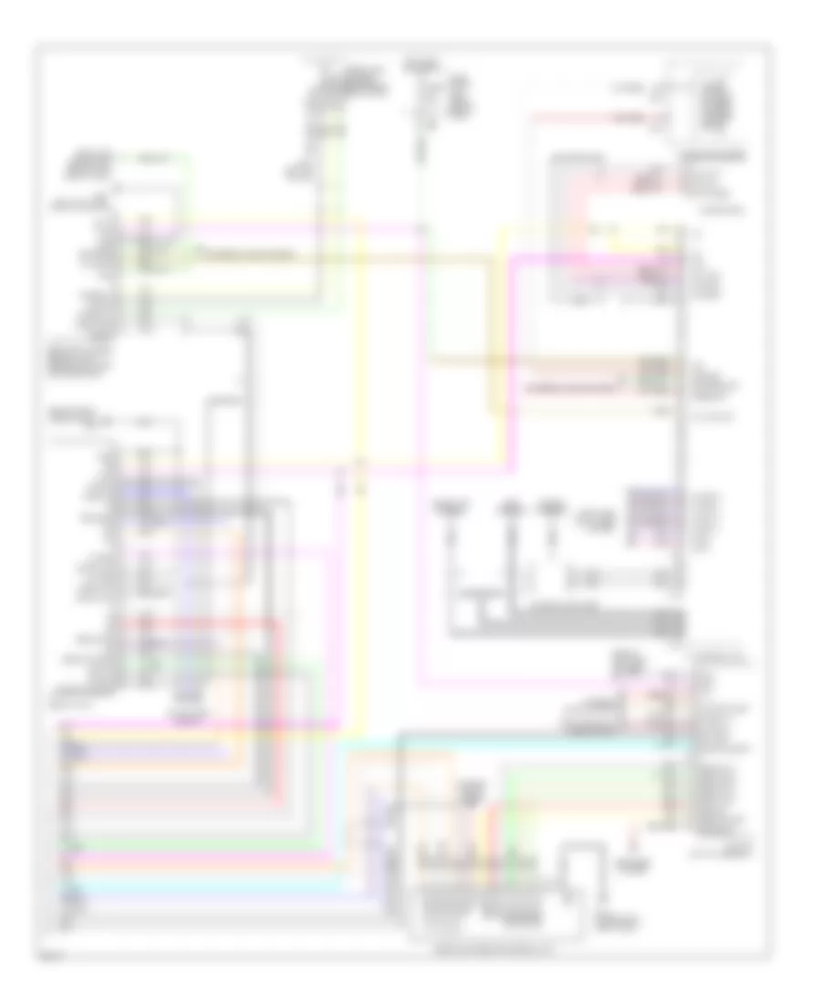 Radio Wiring Diagram 3 of 3 for Infiniti QX56 2008