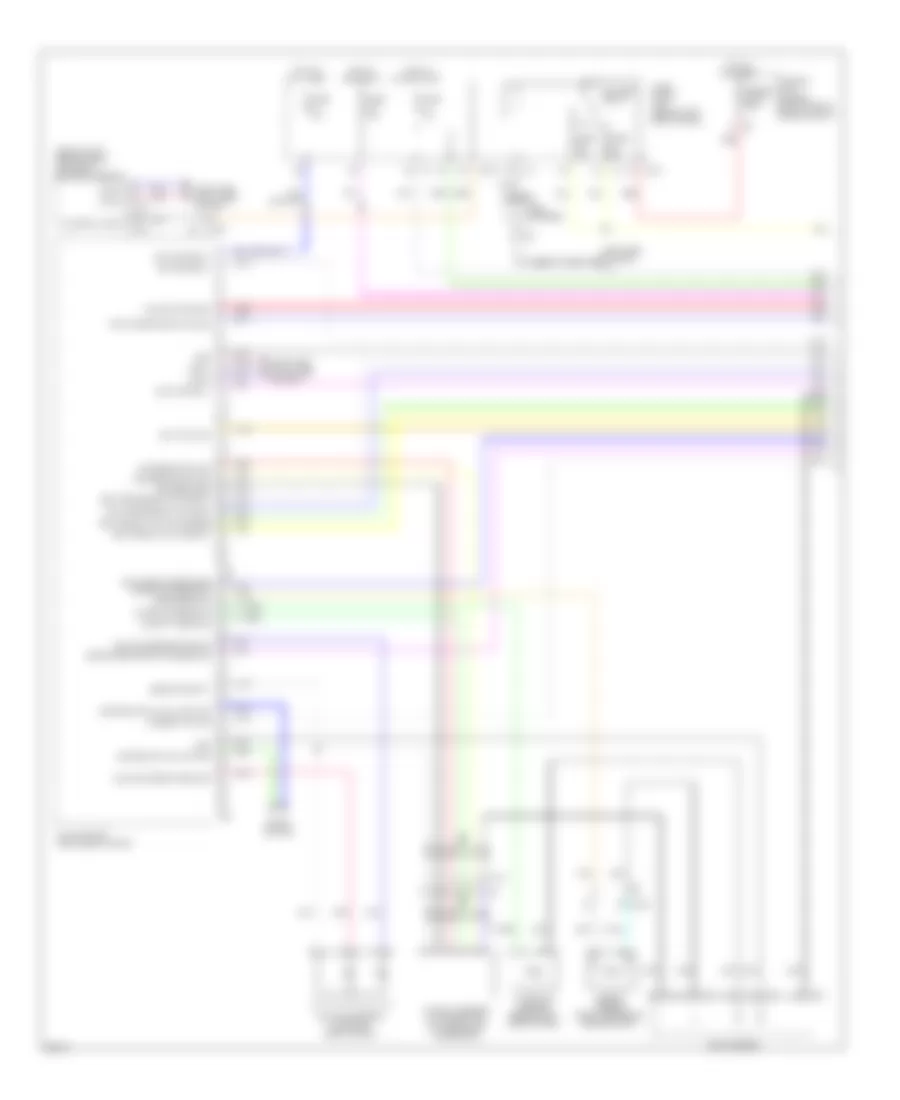 Automatic A C Wiring Diagram 1 of 4 for Infiniti M37 x 2013