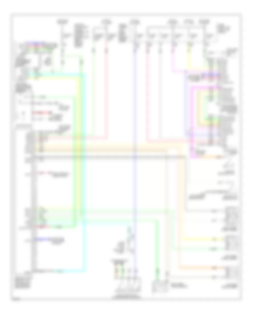 Anti lock Brakes Wiring Diagram for Infiniti EX35 2009