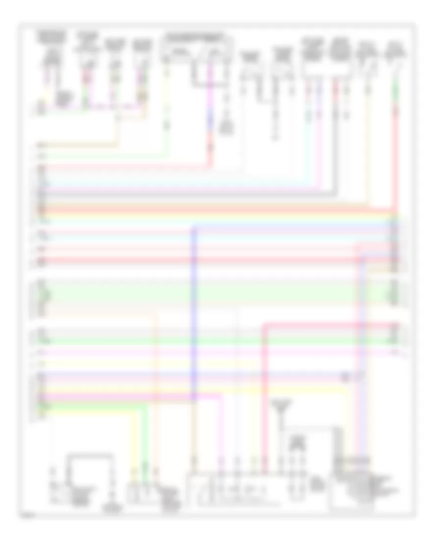 Power Door Locks Wiring Diagram 2 of 4 for Infiniti EX35 2009