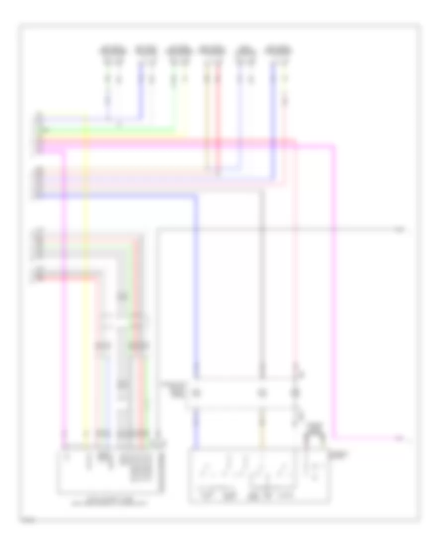 Radio Wiring Diagram Base 2 of 3 for Infiniti EX35 2009