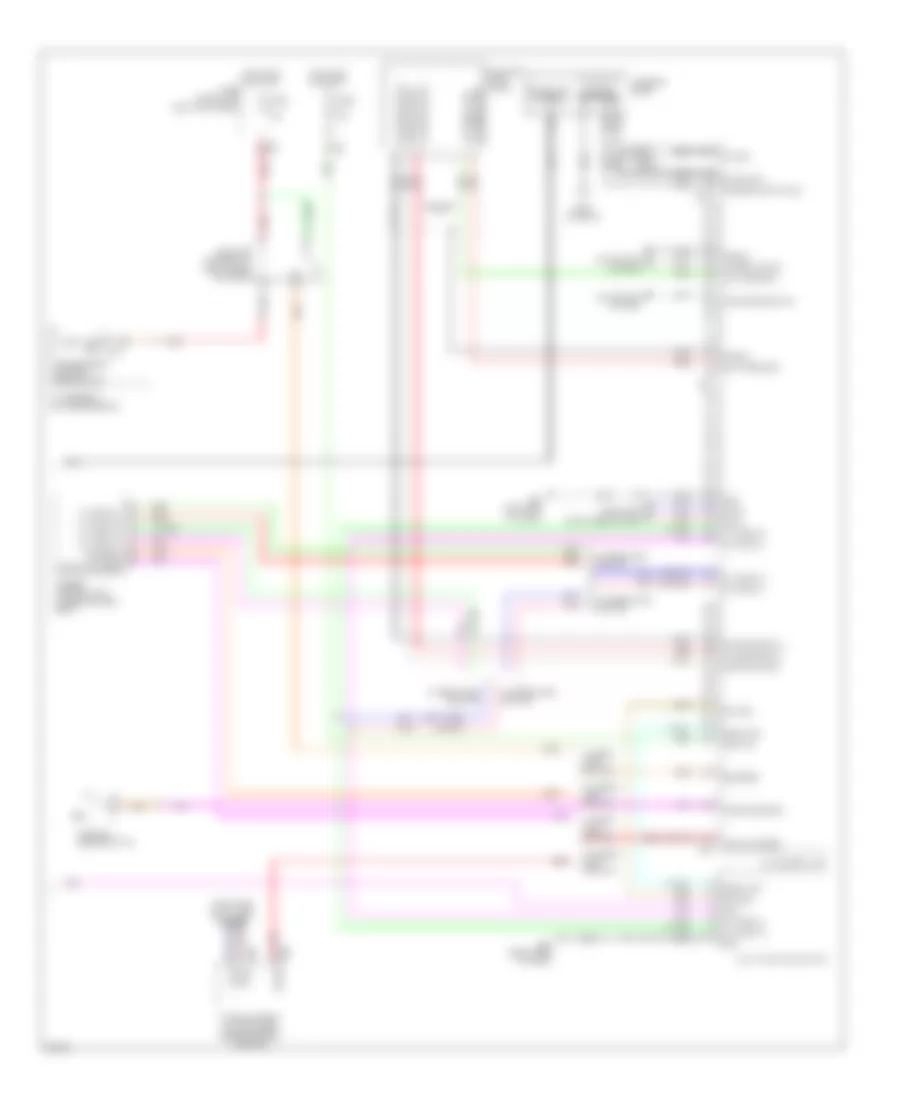 Radio Wiring Diagram Base 3 of 3 for Infiniti EX35 2009
