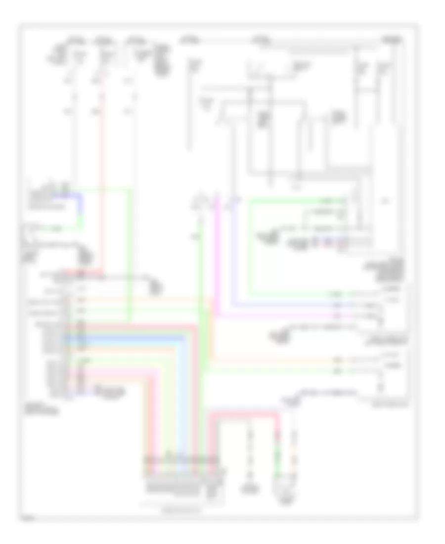 Wiper Washer Wiring Diagram for Infiniti EX35 2009