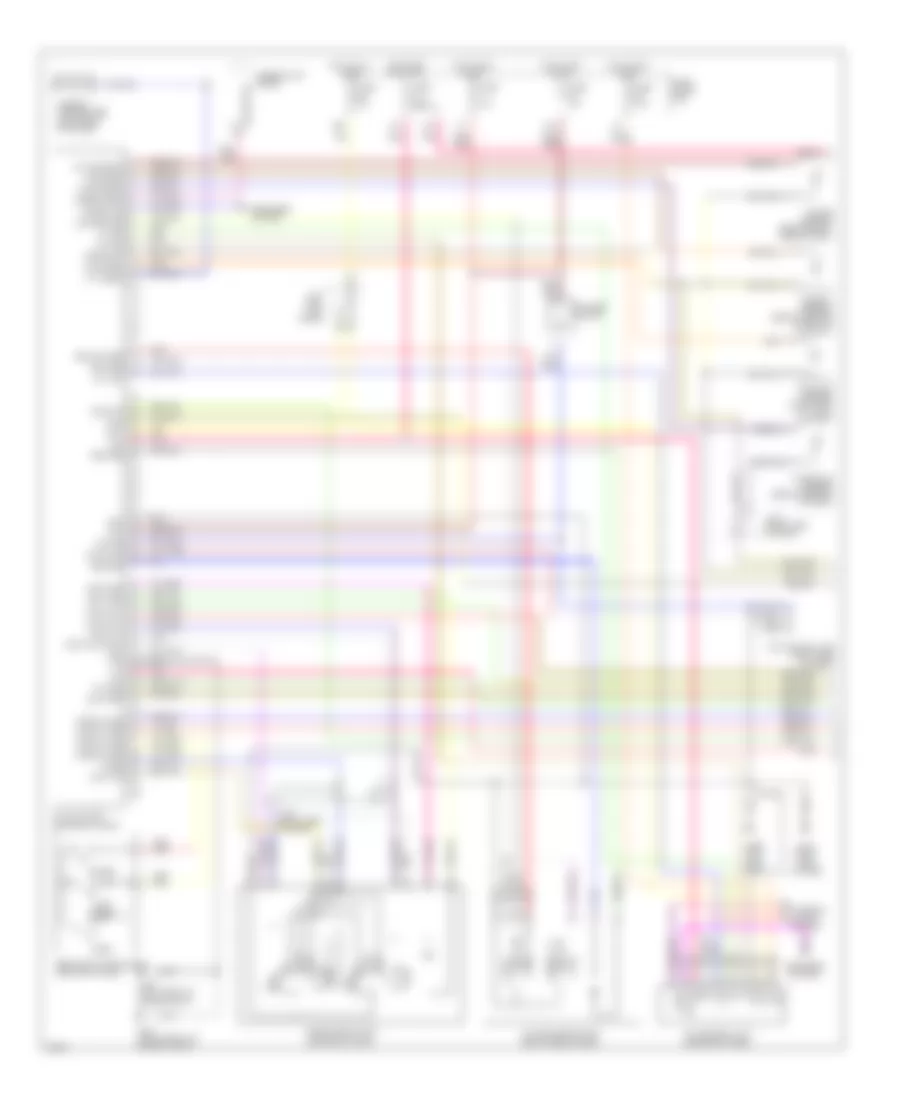 Air Conditioning Wiring Diagrams 1 of 2 for Infiniti Q45 t 1998