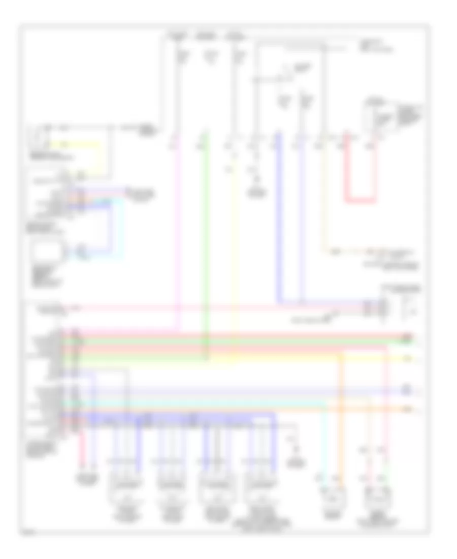 Automatic A C Wiring Diagram 1 of 2 for Infiniti EX35 Journey 2009