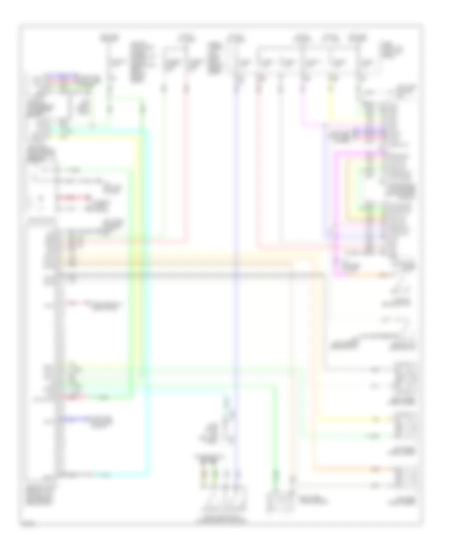 Anti-lock Brakes Wiring Diagram for Infiniti EX35 Journey 2009