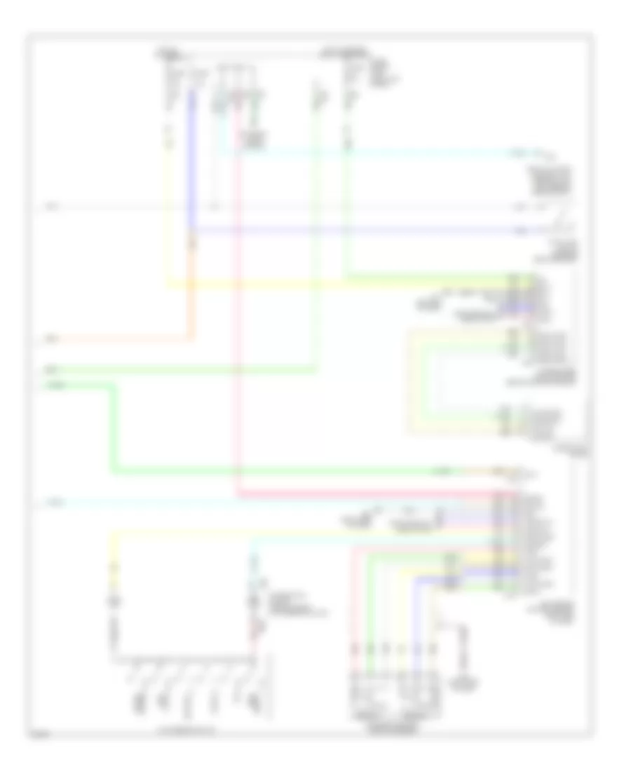 Intelligent Cruise Control Wiring Diagram 2 of 2 for Infiniti EX35 Journey 2009