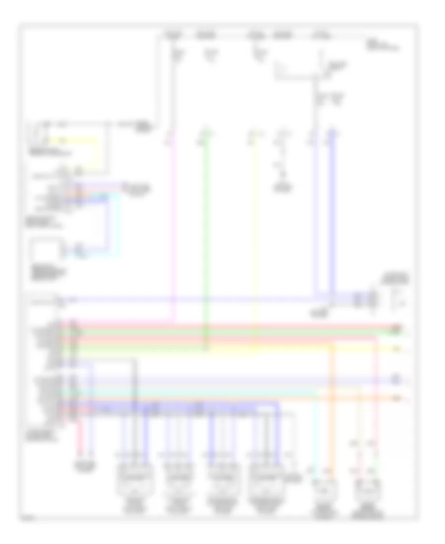 Automatic A C Wiring Diagram 1 of 2 for Infiniti FX35 2009