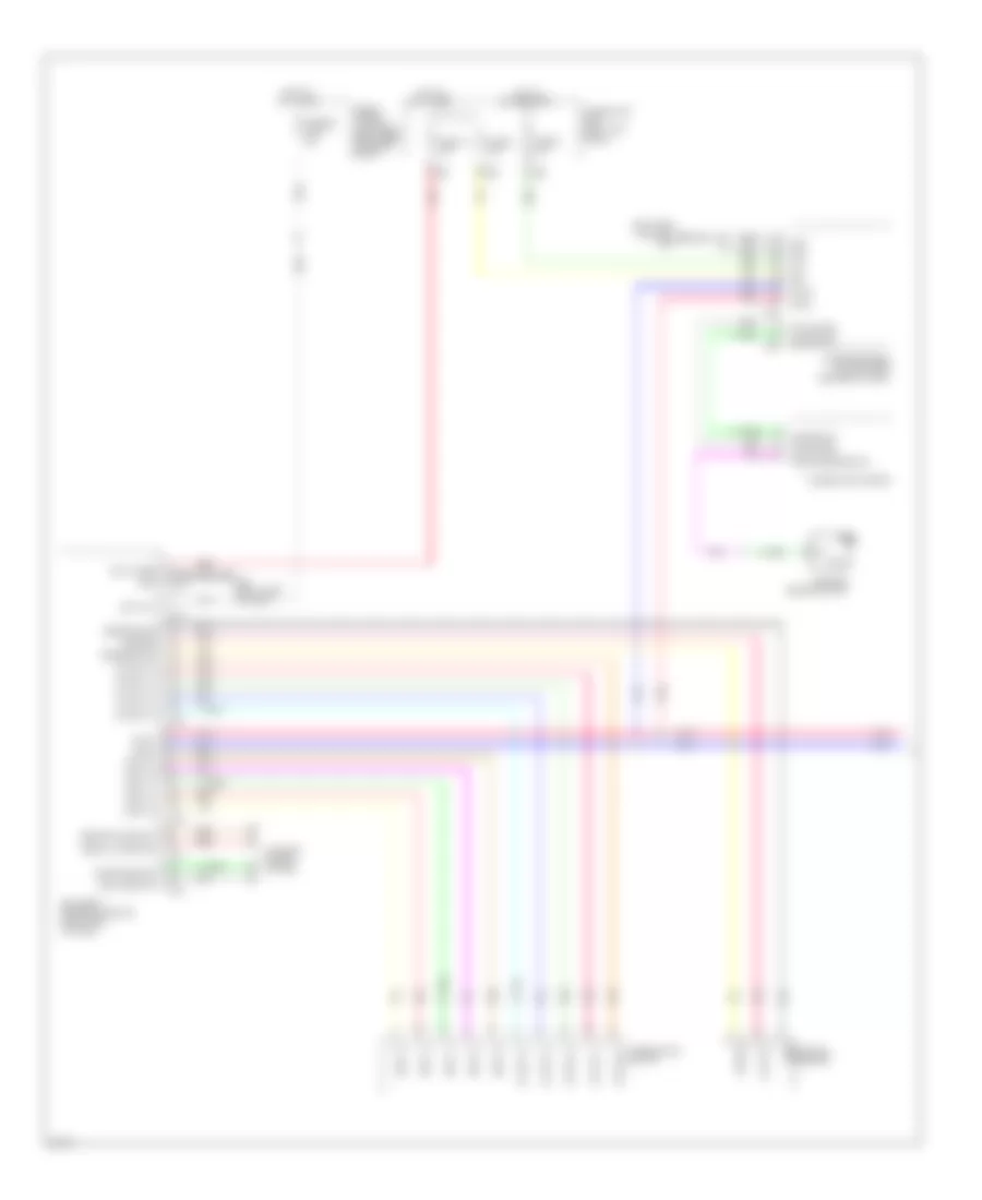 Headlamps Wiring Diagram 1 of 2 for Infiniti FX35 2009