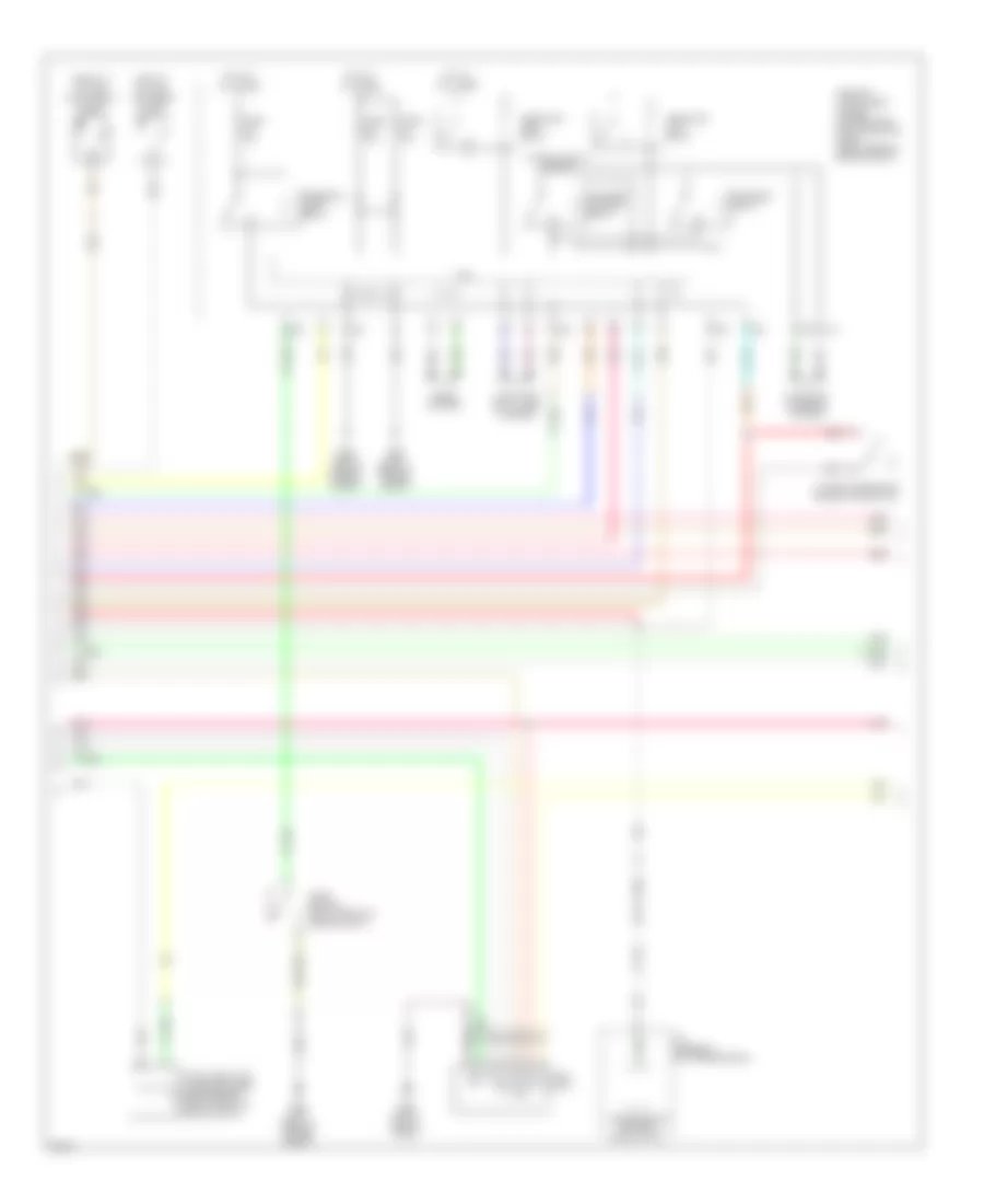 Power Door Locks Wiring Diagram (3 of 4) for Infiniti FX35 2009