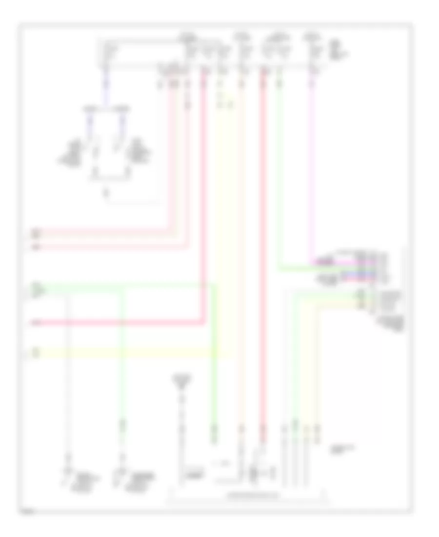 Power Door Locks Wiring Diagram (4 of 4) for Infiniti FX35 2009