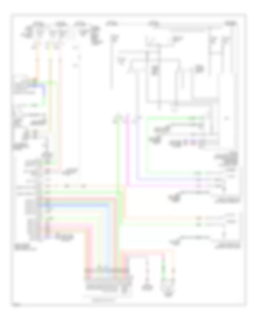 Wiper Washer Wiring Diagram for Infiniti FX35 2009