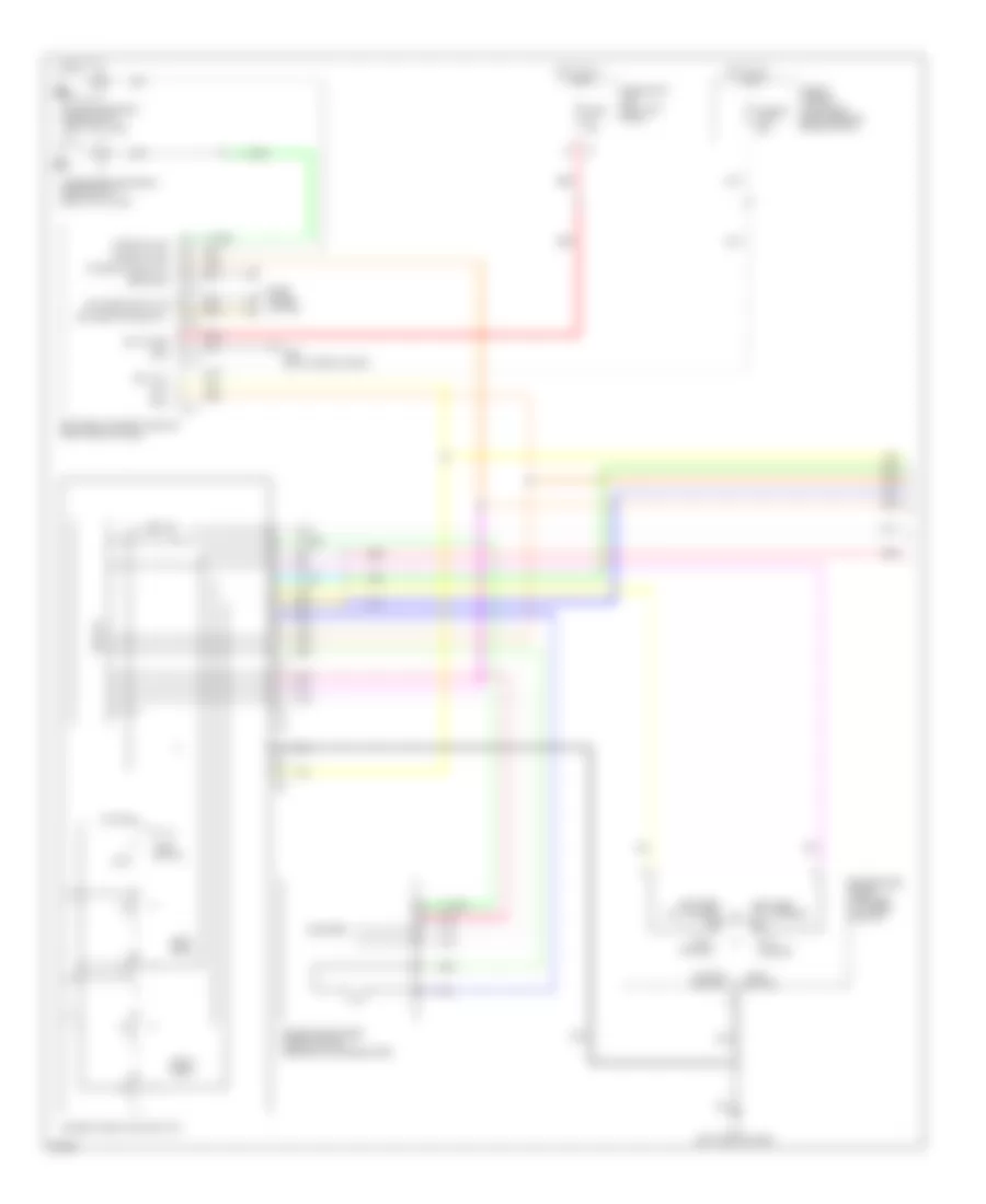 Power Windows Wiring Diagram with Driver Side Anti Pinch System 1 of 2 for Infiniti FX50 2009