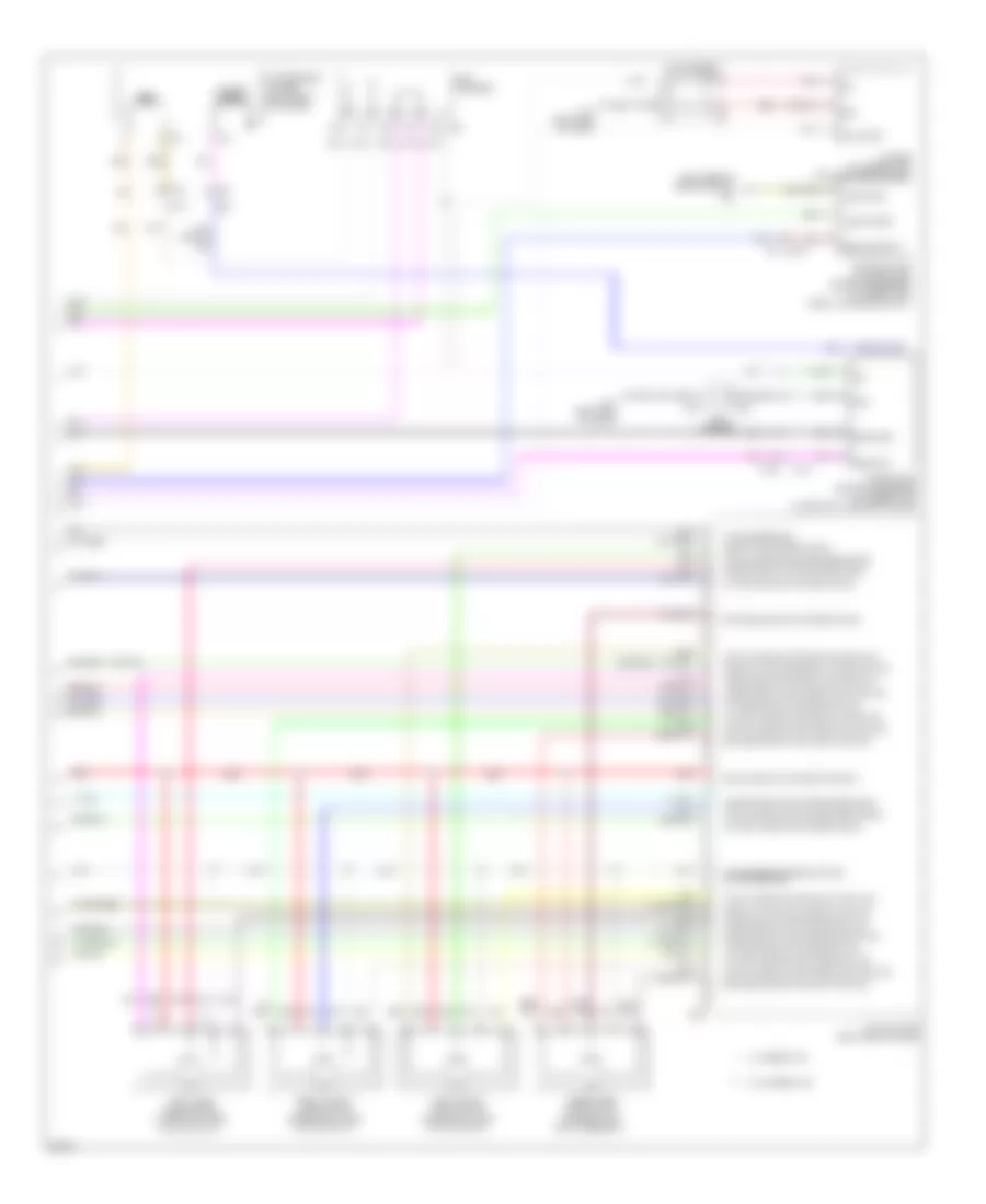 Automatic AC Wiring Diagram (3 of 4) for Infiniti M56 x 2013