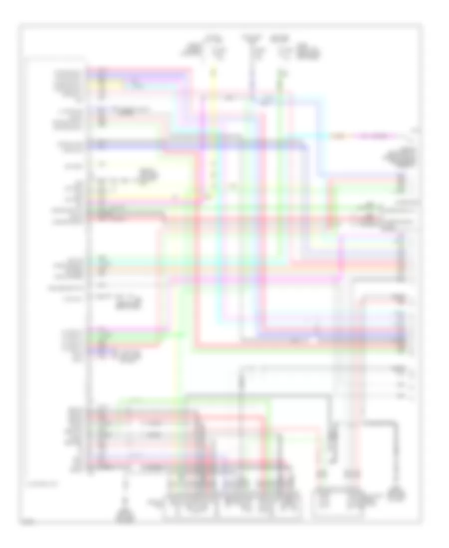 Navigation Wiring Diagram Convertible 1 of 5 for Infiniti G37 2009