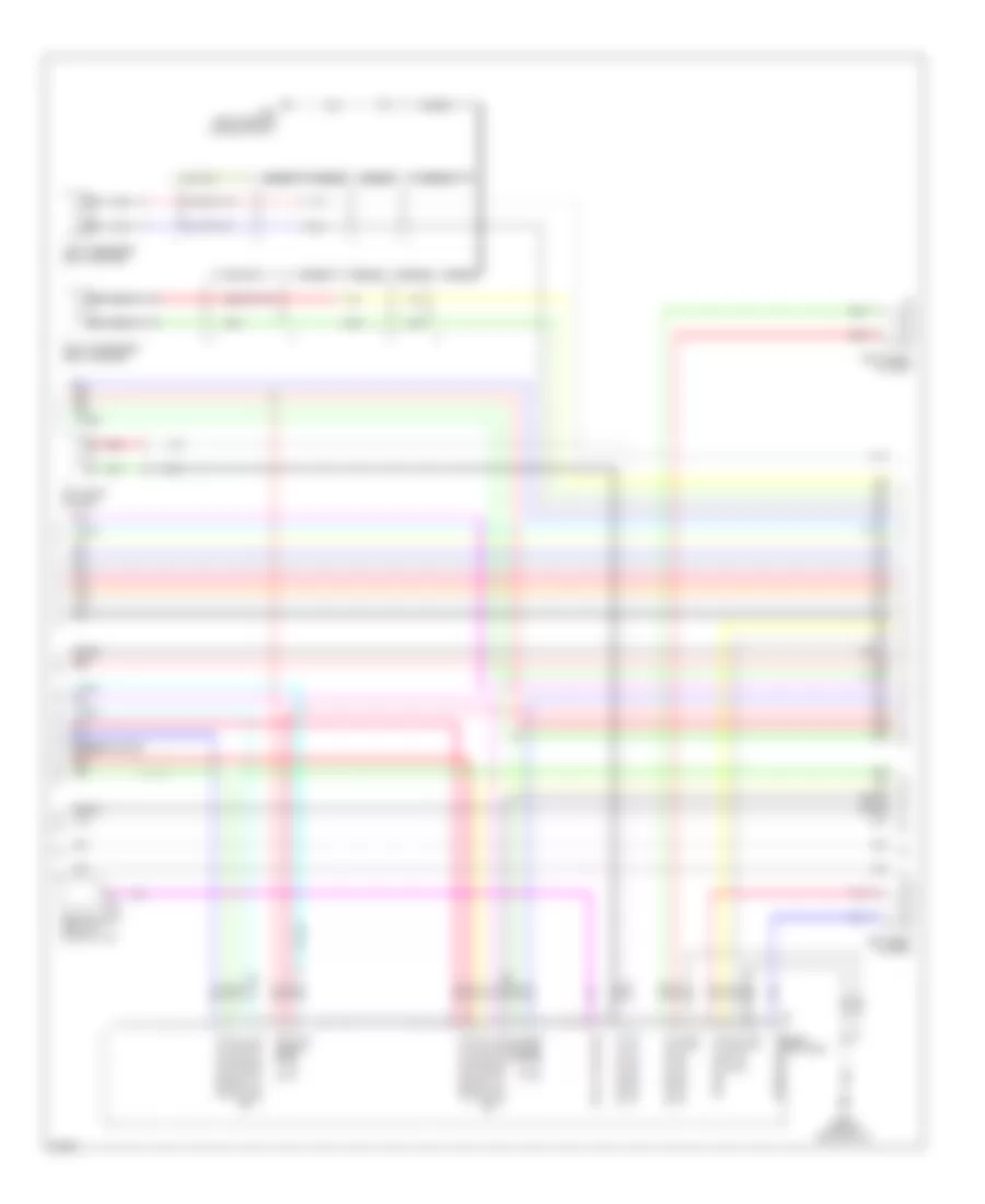 Navigation Wiring Diagram, Convertible (2 of 5) for Infiniti G37 2009