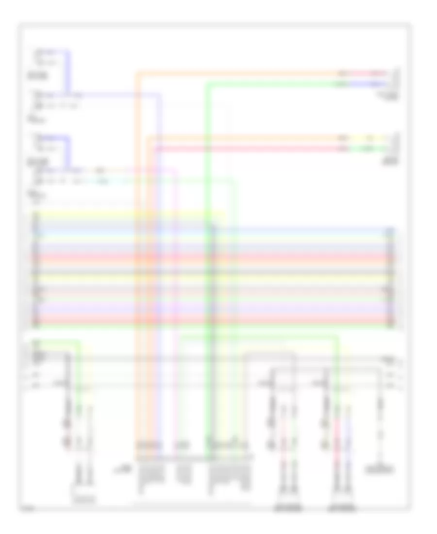 Navigation Wiring Diagram, Convertible (3 of 5) for Infiniti G37 2009