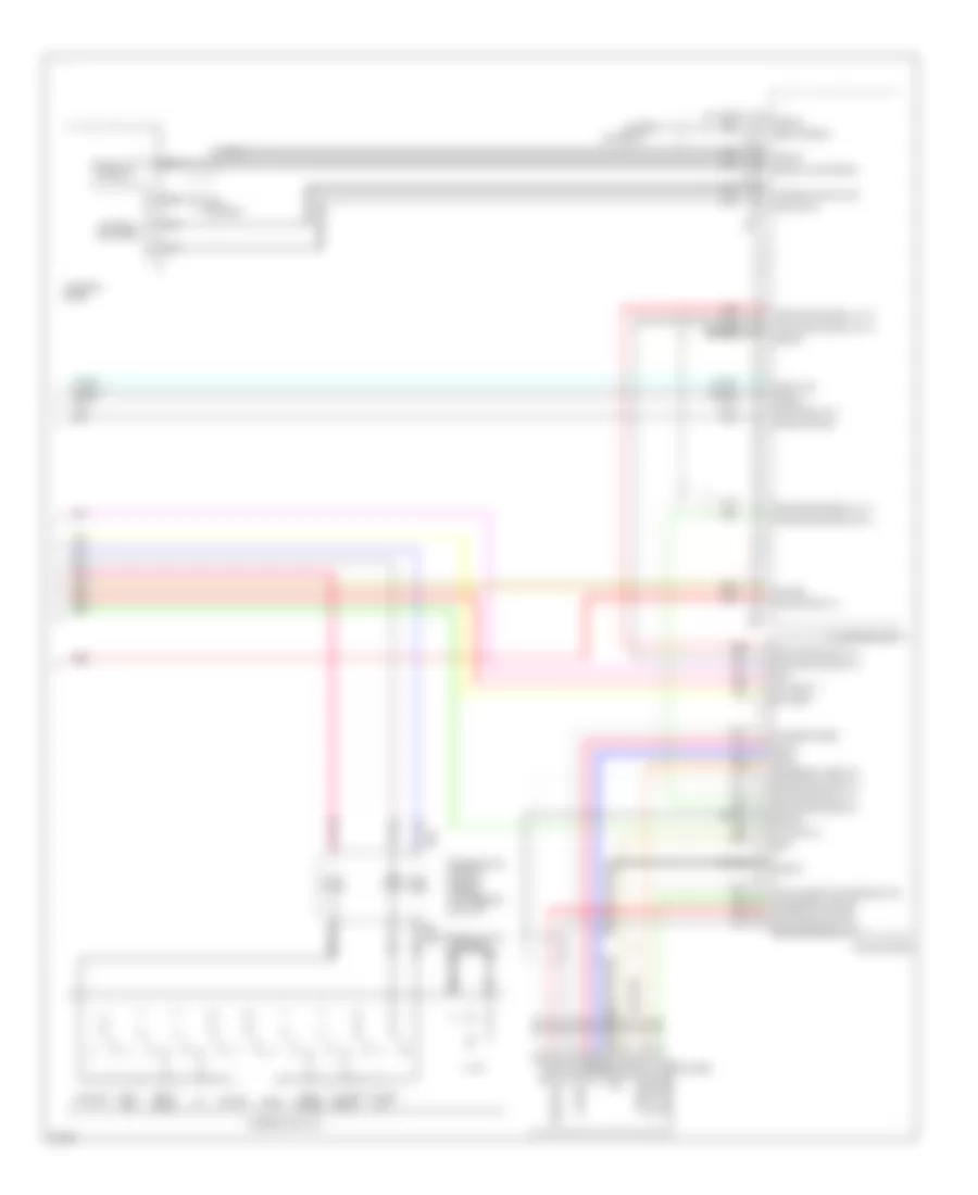 Navigation Wiring Diagram, Convertible (5 of 5) for Infiniti G37 2009