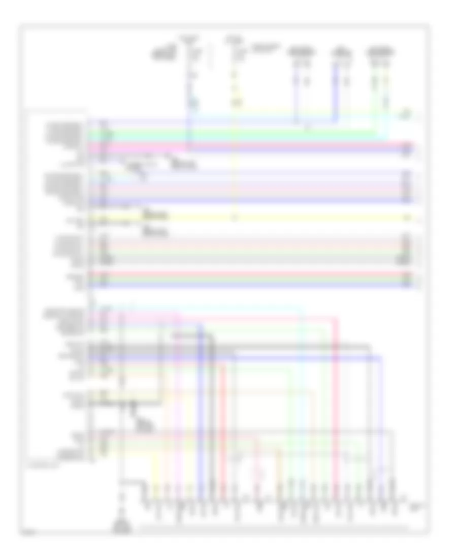 Base Radio Wiring Diagram Convertible 1 of 3 for Infiniti G37 2009