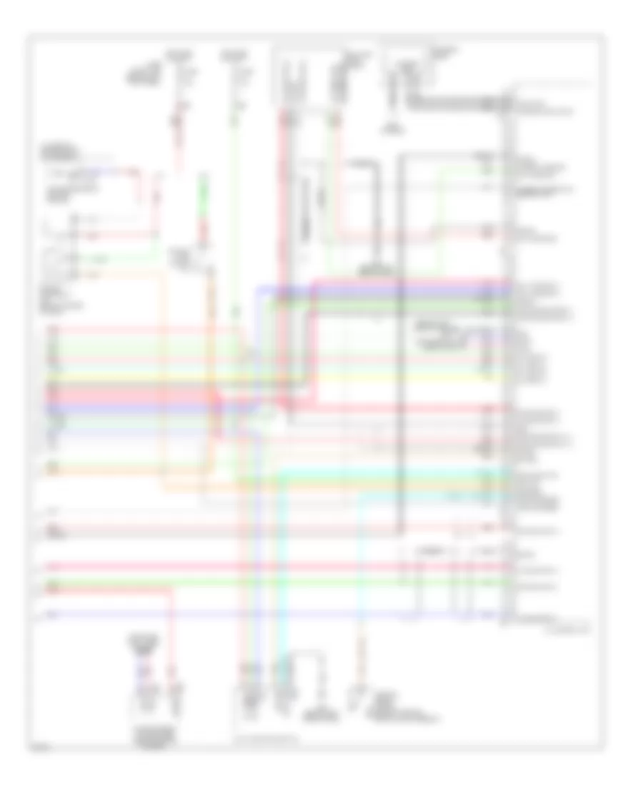 Bose Radio Wiring Diagram, Convertible without Navigation (5 of 5) for Infiniti G37 2009