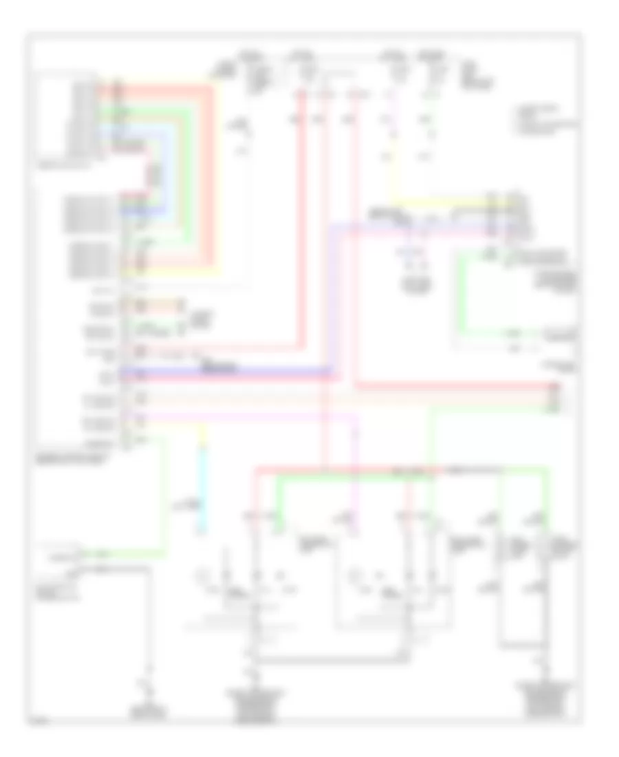 Exterior Lamps Wiring Diagram (1 of 2) for Infiniti G37 Journey 2009