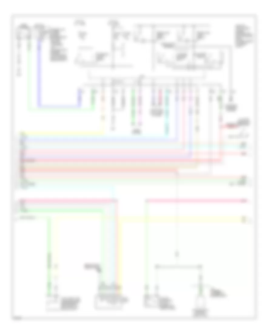 Power Door Locks Wiring Diagram (3 of 4) for Infiniti G37 Journey 2009