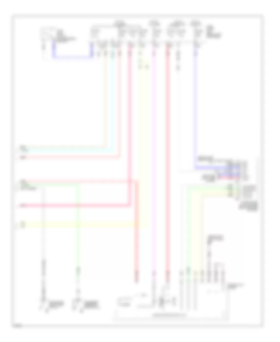 Power Door Locks Wiring Diagram (4 of 4) for Infiniti G37 Journey 2009
