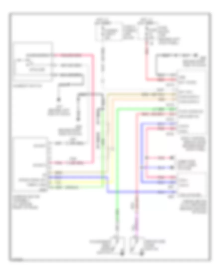 Sunroof Wiring Diagram for Infiniti G37 Journey 2009