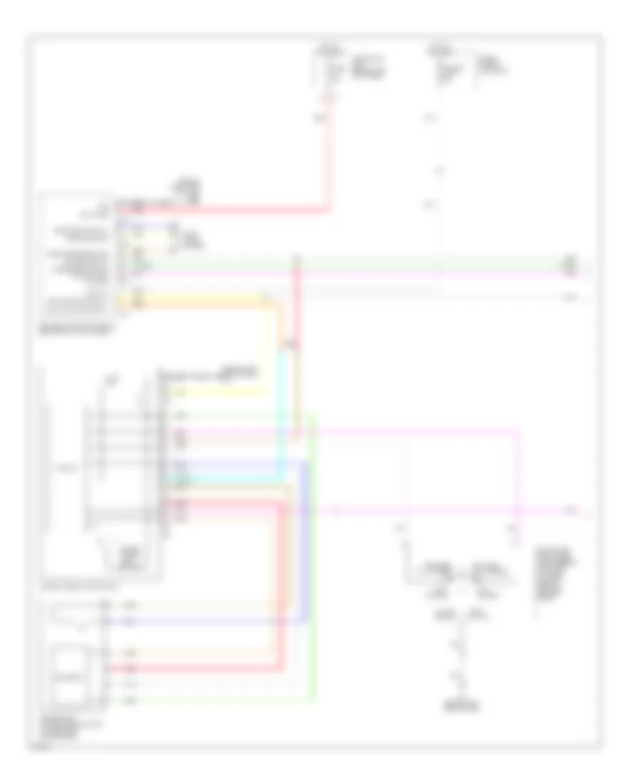 Power Windows Wiring Diagram Convertible 1 of 2 for Infiniti G37 Journey 2009
