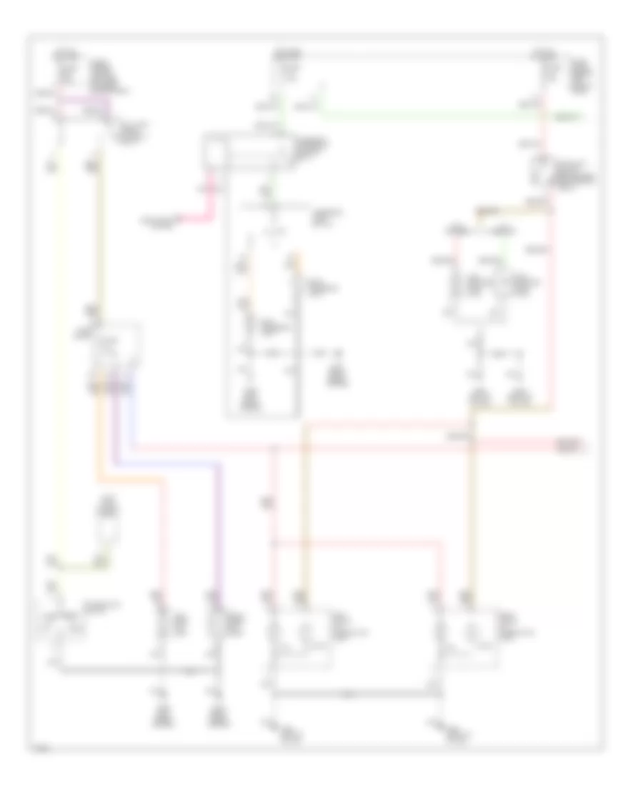 Exterior Lamps Wiring Diagram (1 of 2) for Infiniti I30 t 1999