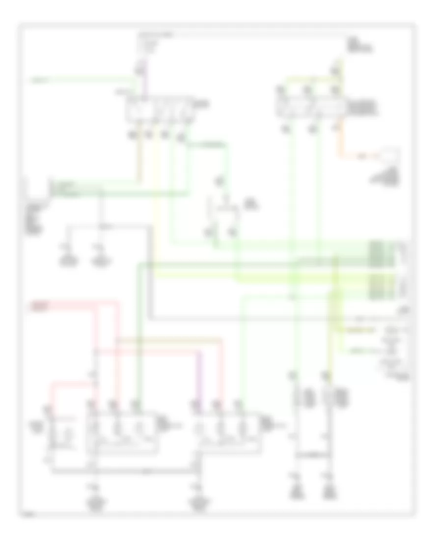 Exterior Lamps Wiring Diagram 2 of 2 for Infiniti I30 t 1999