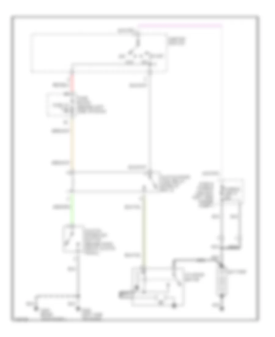 Starting Wiring Diagram, MT for Infiniti I30 t 1999