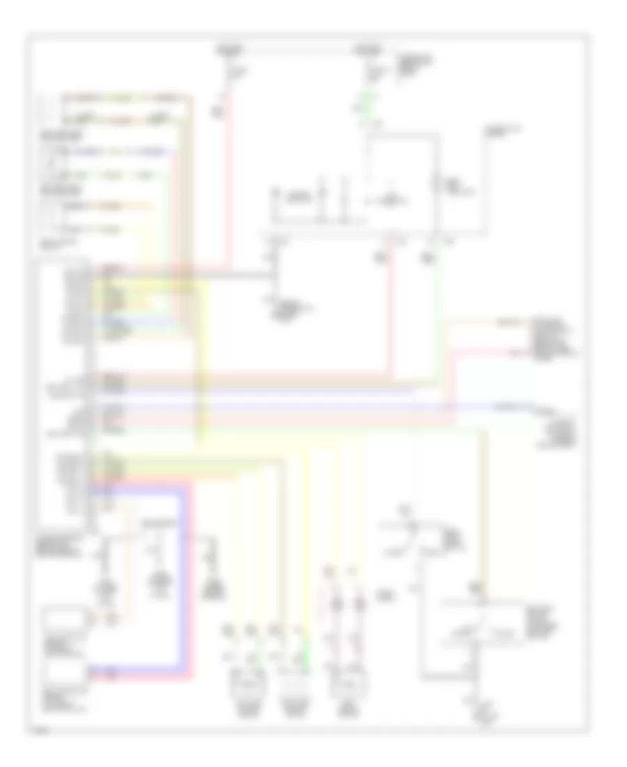 Supplemental Restraint Wiring Diagram for Infiniti I30 t 1999