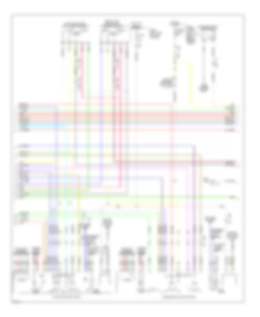 Memory Systems Wiring Diagram (2 of 3) for Infiniti QX56 2013