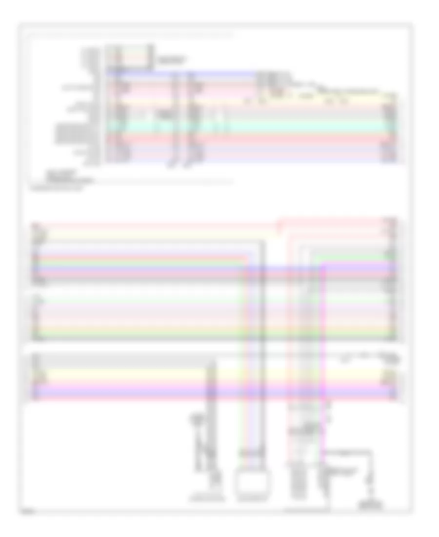 Navigation Wiring Diagram, 13 Speakers (7 of 9) for Infiniti QX56 2013