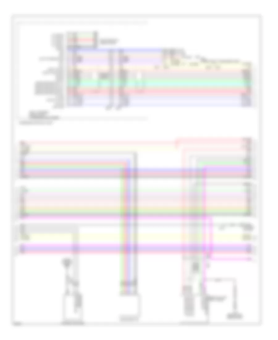 Navigation Wiring Diagram, 15 Speakers (7 of 10) for Infiniti QX56 2013