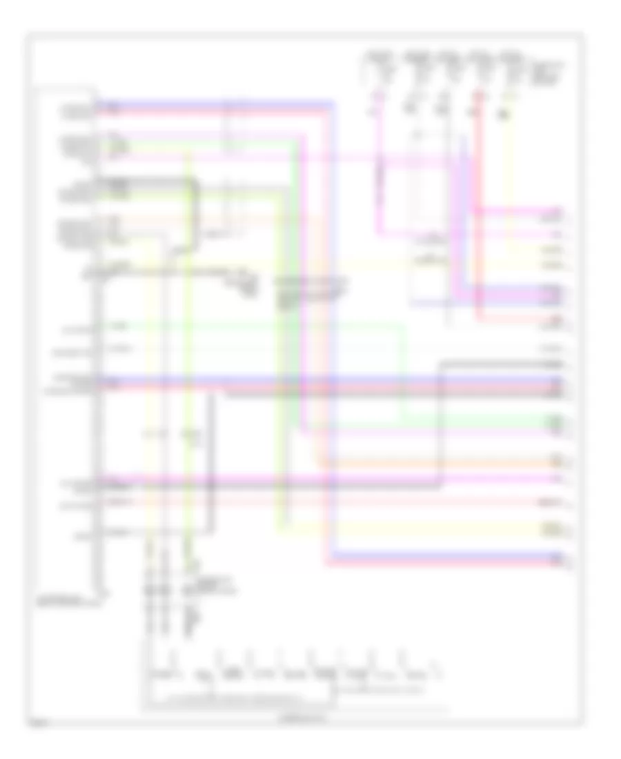 Radio Wiring Diagram, 15 Speakers (1 of 10) for Infiniti QX56 2013