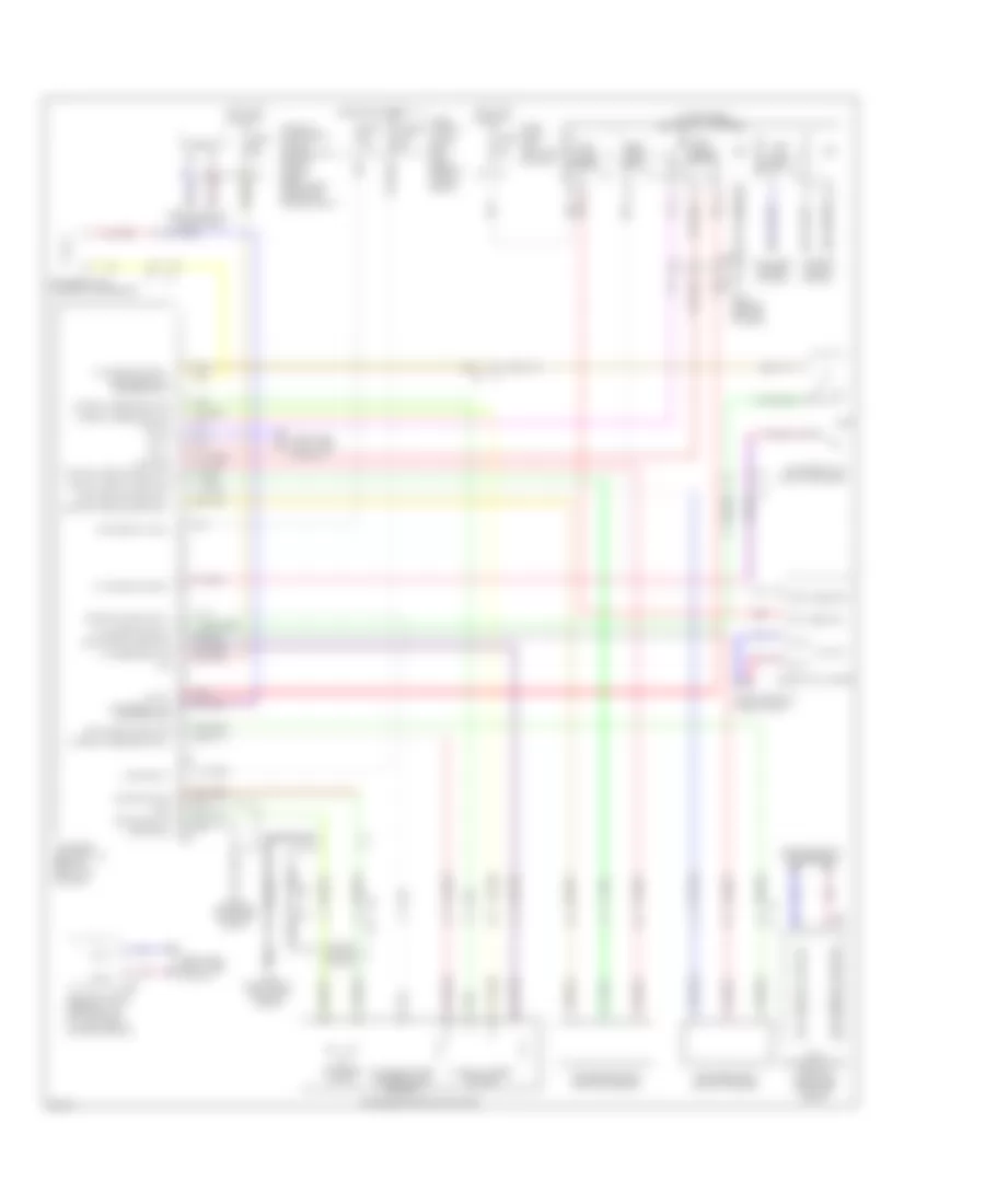 4WD Wiring Diagram for Infiniti QX56 2013