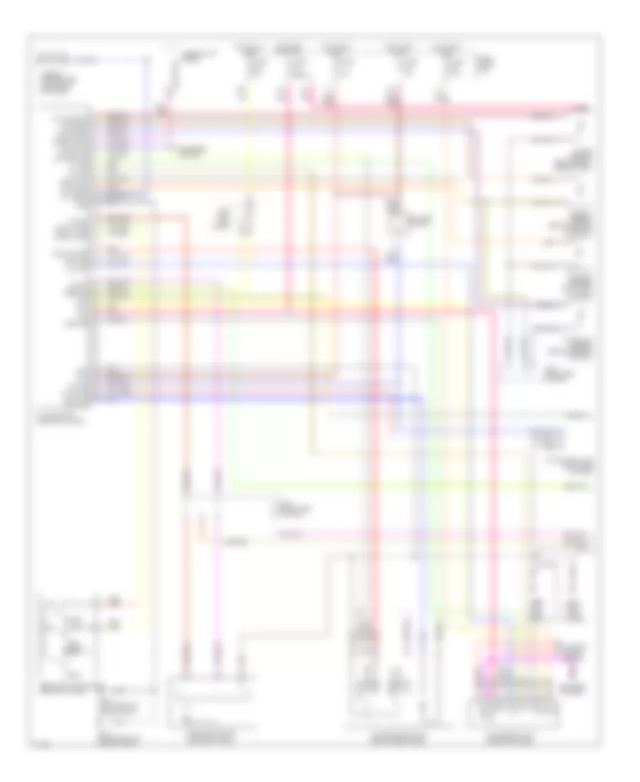 Automatic A C Wiring Diagram 1 of 2 for Infiniti Q45 1999