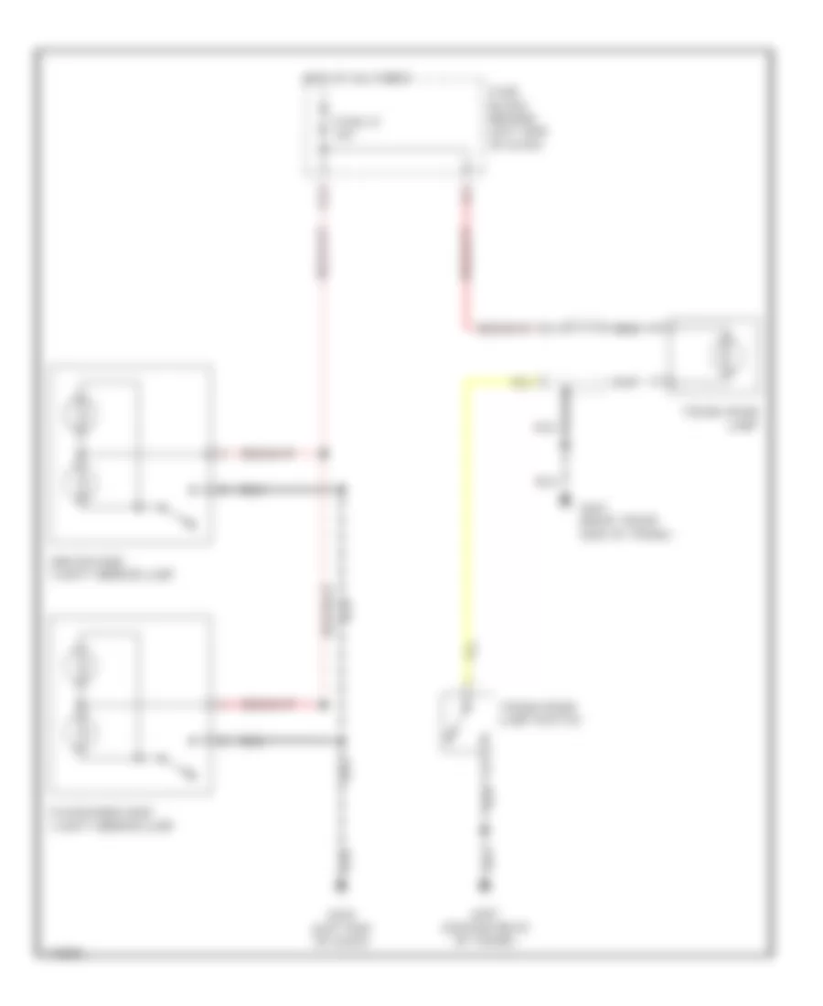 Courtesy Lamps Wiring Diagram 2 of 2 for Infiniti Q45 1999