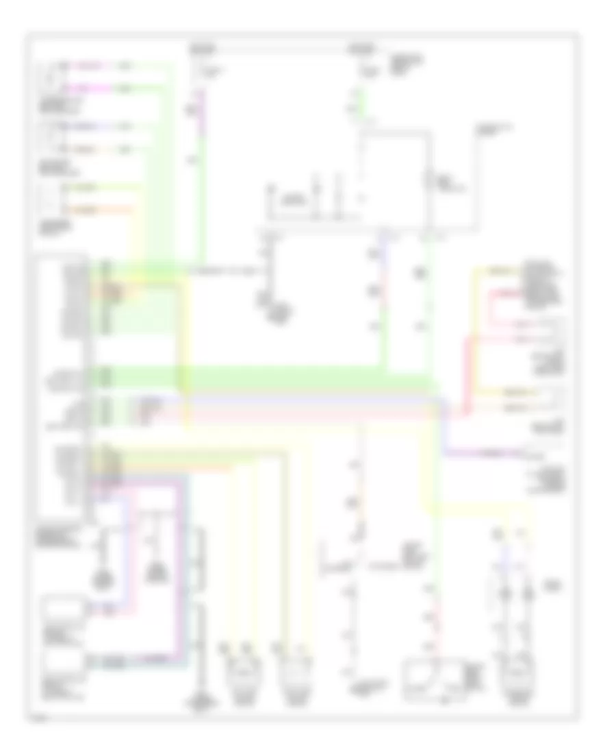 Supplemental Restraint Wiring Diagram for Infiniti Q45 1999