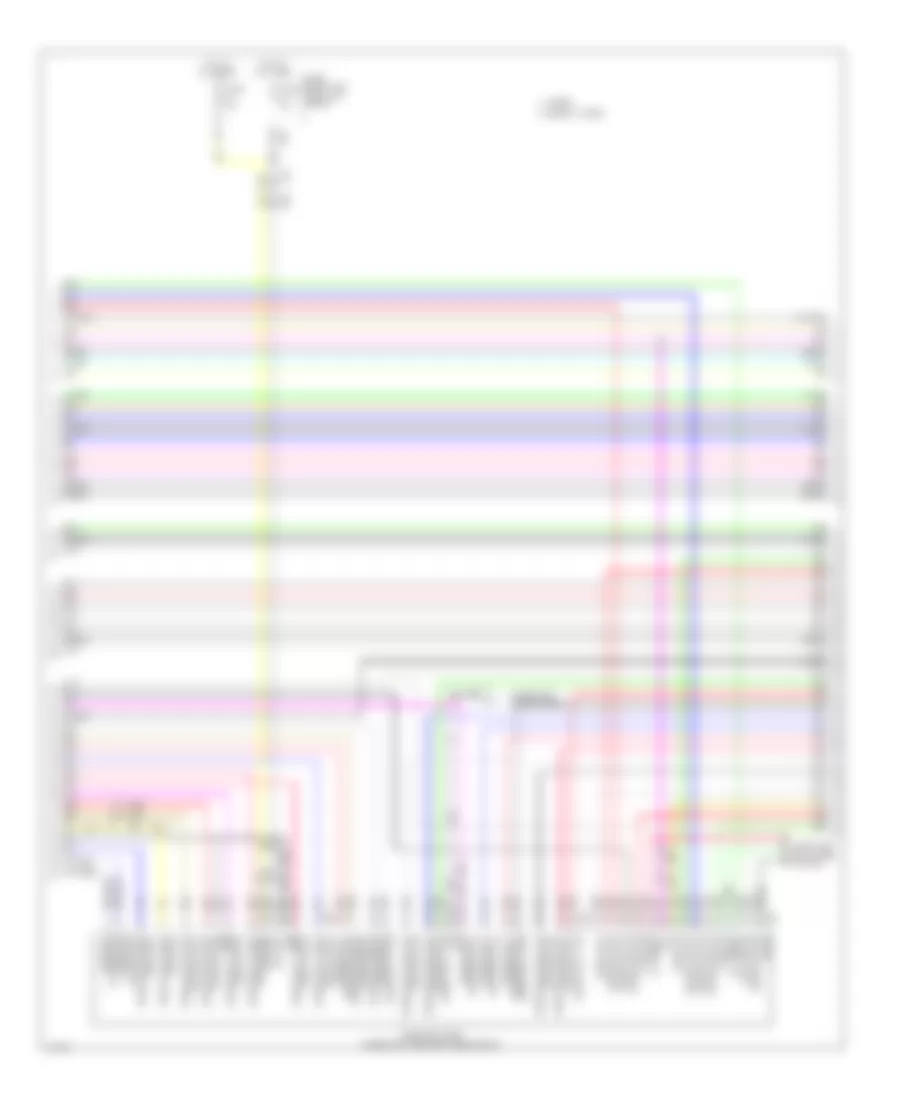 Radio Wiring Diagram, Bose without Navigation (3 of 7) for Infiniti Q50 2014