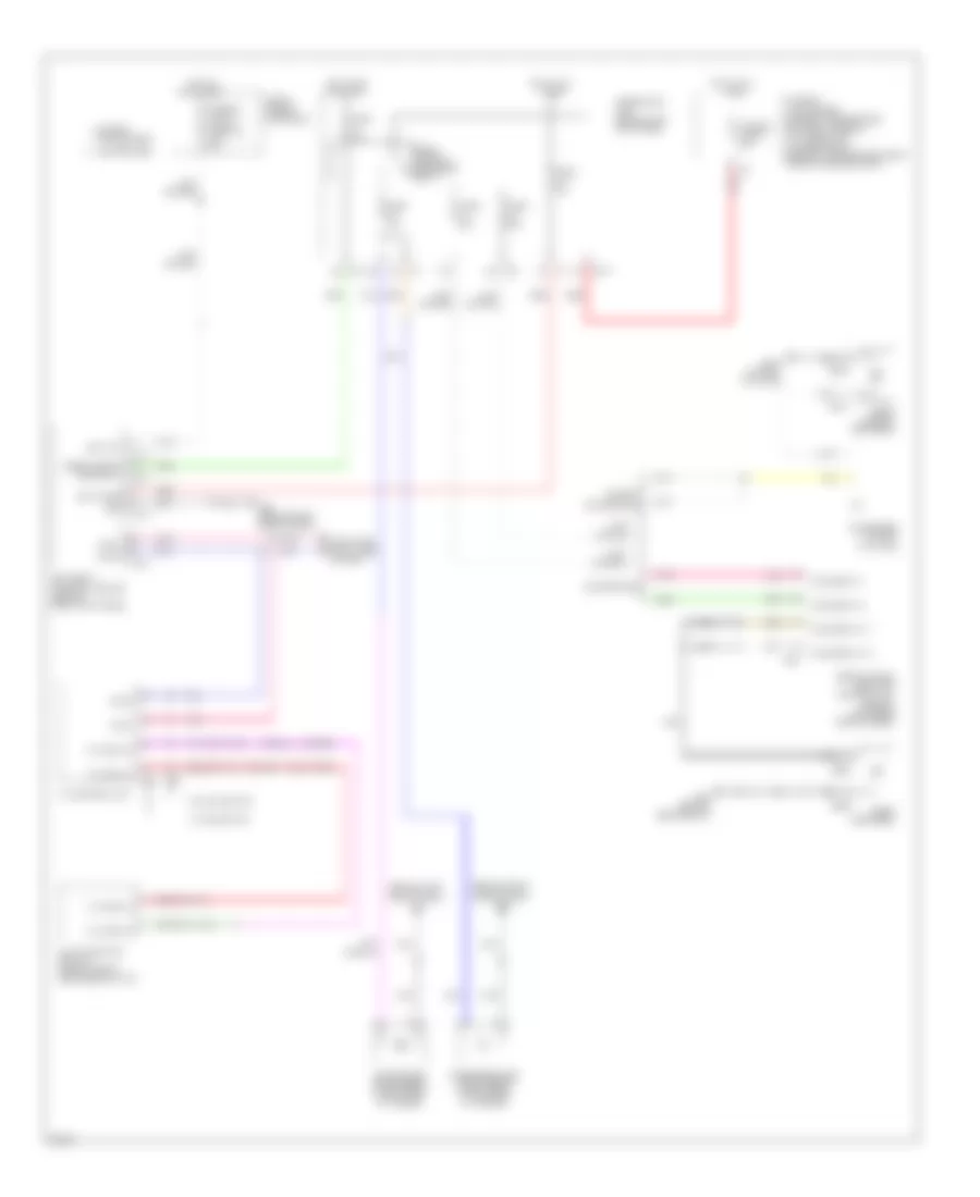 Defoggers Wiring Diagram for Infiniti G37 x 2009