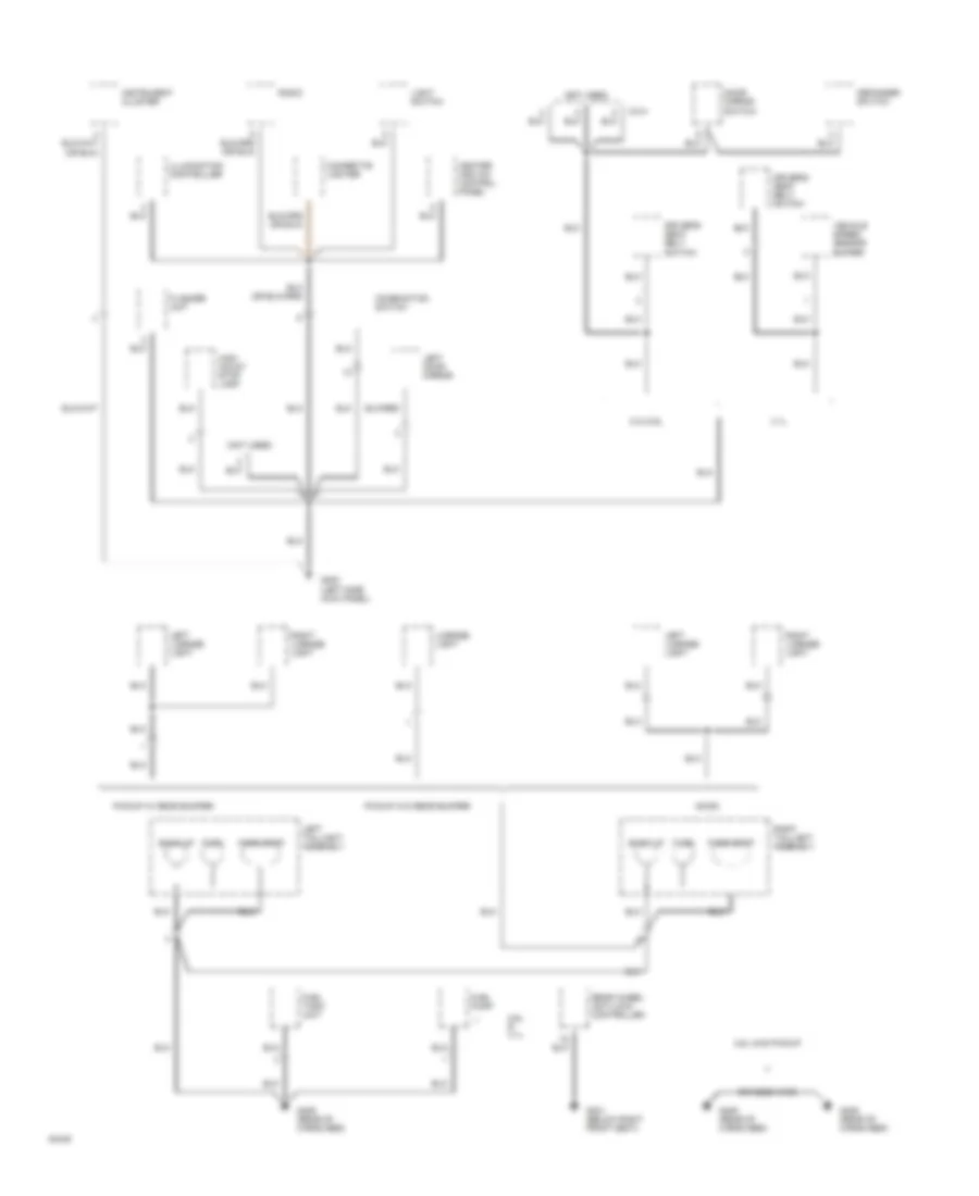 Электросхема подключение массы заземления (4 из 4) для Isuzu Amigo XS 1994