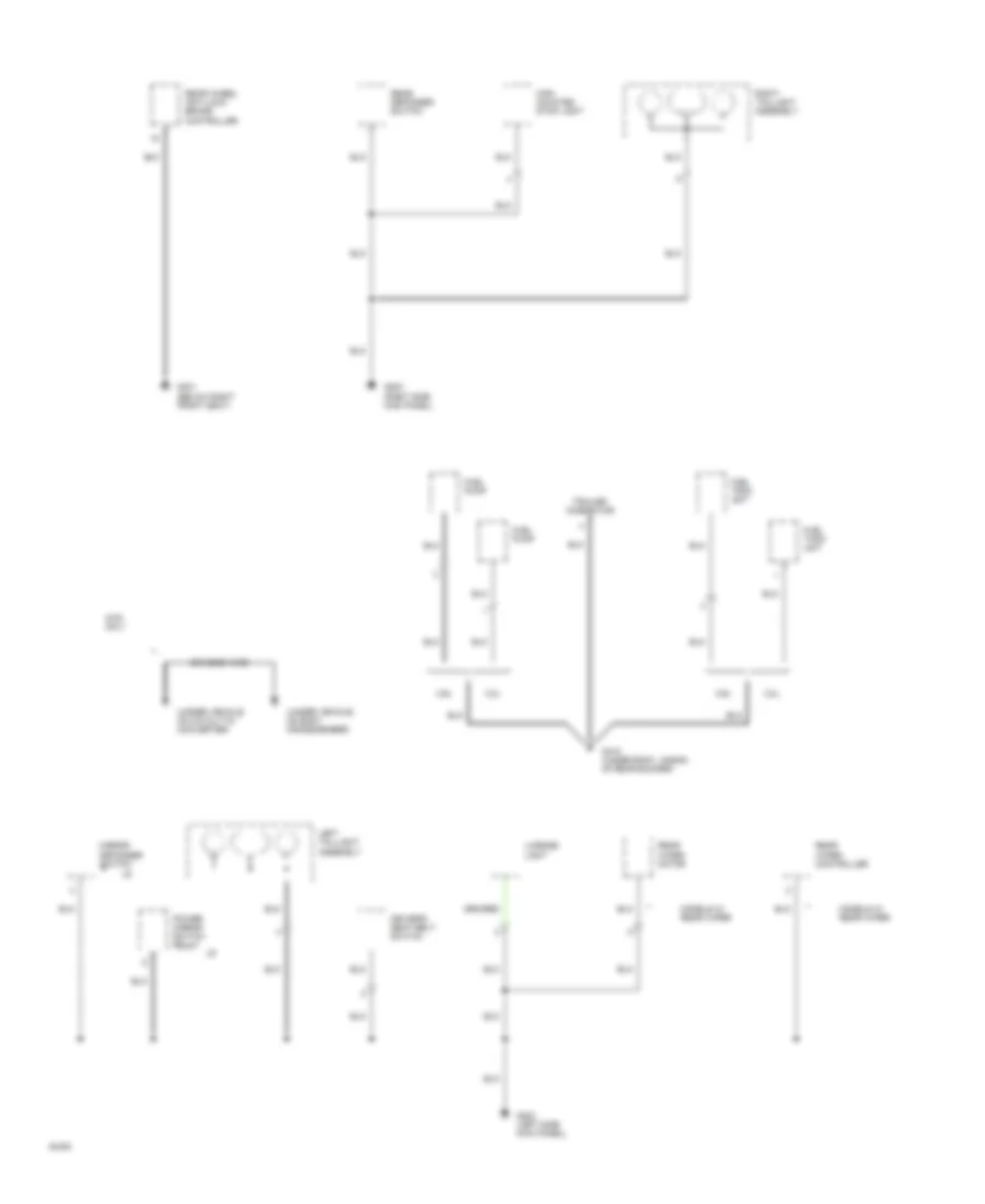 Электросхема подключение массы заземления (4 из 4) для Isuzu Rodeo LS 1994