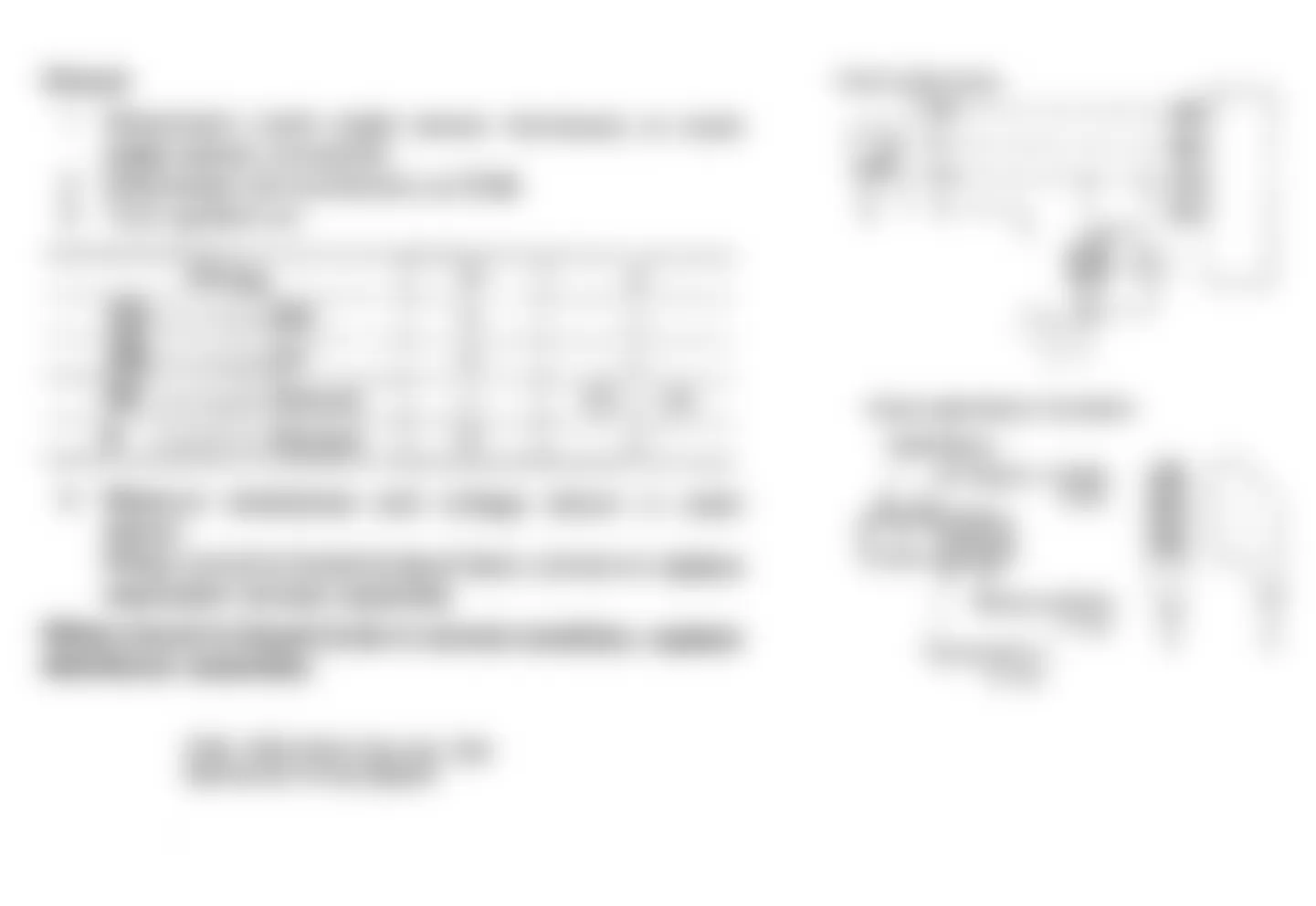 Isuzu Amigo XS 1990 - Component Locations -  Code 41: Crank Angle Sensor Circuit & Connector Pin Voltages