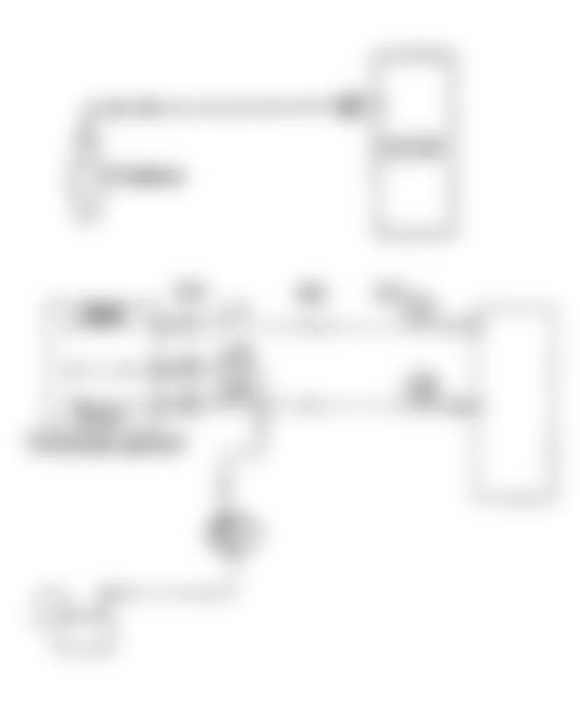 Isuzu Amigo XS 1990 - Component Locations -  Code 44 & 45: O2 Sensor Circuit Diagram