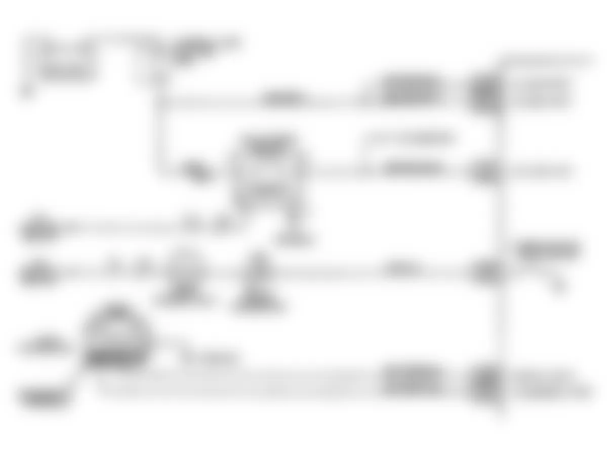 Isuzu Impulse XS 1990 - Component Locations -  Chart A-1: No Check Engine Light Circuit Diagram