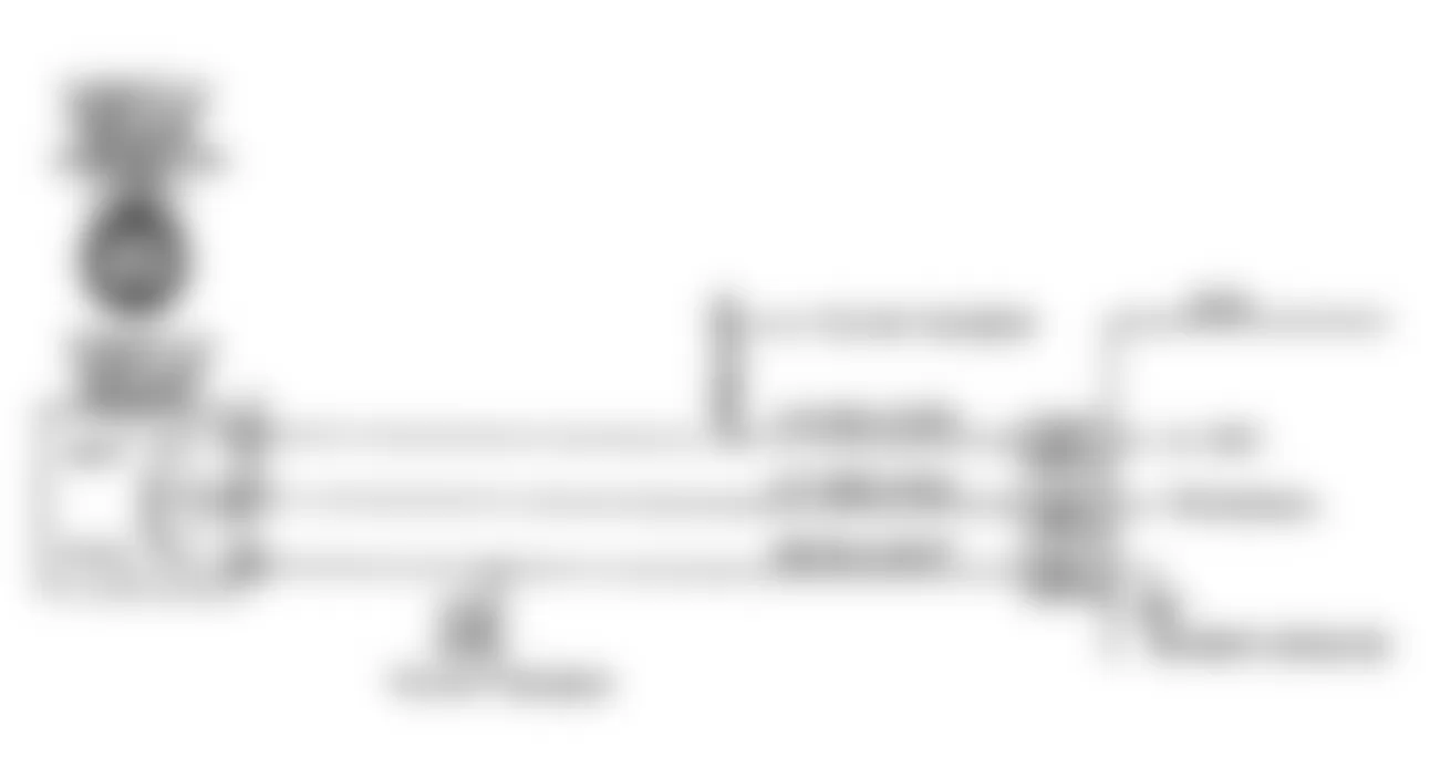 Isuzu Impulse XS 1990 - Component Locations -  Code 21B: TPS Circuit (Signal Volt Lo) Circuit Diagram